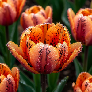 Тюльпан Литл Джем купить по цене от 199р. в интернет-магазине «Посадика» с доставкой почтой в в Уваровое и по всей России – [изображение №1].